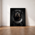 Plakat Rottweiler Royal – street luxury, monumentalny pies, dekoracja ścienna