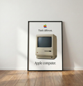 Plakat Think Different – retro iMac G3, dekoracja ścienna dla fanów Apple